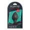 FORTO F-63 Rattler Spade Anal-Plug aus Silikon Small Schwarz