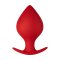 FORTO F-63 Rattler Spade Anal-Plug aus Silikon Large Rot