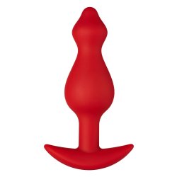 FORTO F-78 Pointee Anal-Plug aus Silikon Large Rot