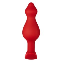 FORTO F-78 Pointee Anal-Plug aus Silikon Medium Rot