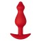 FORTO F-78 Pointee Anal-Plug aus Silikon Medium Rot