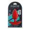 FORTO F-83 Spir Anal-Plug aus Silikon Rot