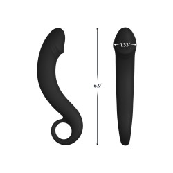 FORTO F-19 Anal-Plug aus Silikon Schwarz