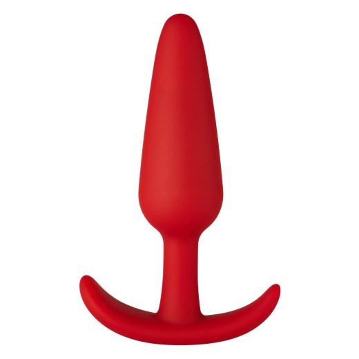 FORTO F-31 Anal-Plug aus Silikon Large Rot