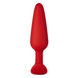 FORTO F-31 Anal-Plug aus Silikon Large Rot
