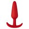 FORTO F-31 Anal-Plug aus Silikon Large Rot