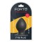FORTO F-98 Cone Anal-Plug aus Silikon Small Schwarz