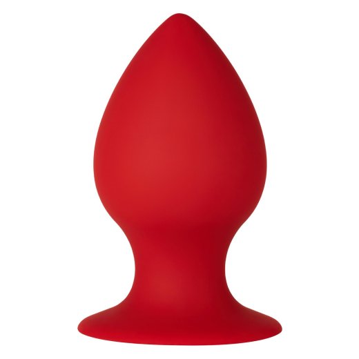 FORTO F-98 Cone Anal-Plug aus Silikon Small Rot