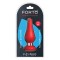 FORTO F-21 Tear Drop Anal-Plug aus Silikon Medium Rot