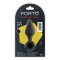 FORTO F-10  Anal-Plug mit Pull Ring aus Silikon Small Schwarz