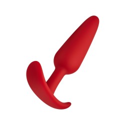 FORTO F-31 Anal Plug aus Silikon Medium Rot