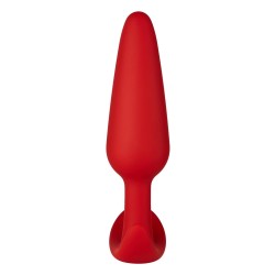FORTO F-31 Anal Plug aus Silikon Medium Rot