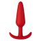 FORTO F-31 Anal Plug aus Silikon Medium Rot