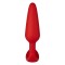 FORTO F-31 Anal Plug aus Silikon Medium Rot