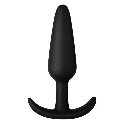 FORTO F-31 Anal-Plug aus Silikon Medium Schwarz