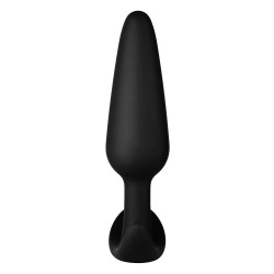 FORTO F-31 Anal-Plug aus Silikon Medium Schwarz