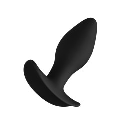 FORTO F-36R Rattler Anal-Plug aus Silikon Schwarz