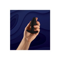 FORTO F-36R Rattler Anal-Plug aus Silikon Schwarz