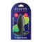 FORTO F-36R Rattler Anal-Plug aus Silikon Schwarz