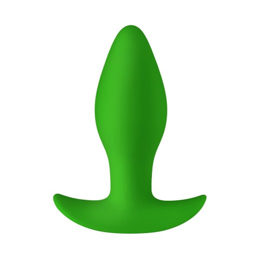 FORTO F-36R Rattler Anal-Plug aus Silikon Grün