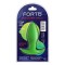 FORTO F-36R Rattler Anal-Plug aus Silikon Grün