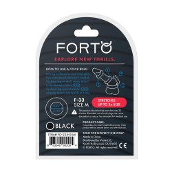 FORTO F-33 C-Ring aus Silikon Ø 21 mm Medium Schwarz