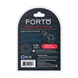 FORTO F-33 C-Ring aus Silikon Ø 17 mm Small Blau