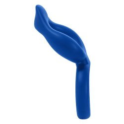 FORTO F-88 Cock & Ball Ring aus Silikon Blau