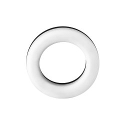 FORTO F-19 2 Tone C-Ring aus Silikon Schwarz/Weiss