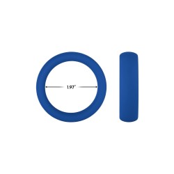 FORTO F-64 Ring Wide Ø 50 mm Large Blau