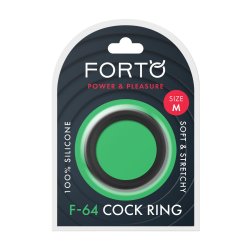 FORTO F-64 Ring Wide Ø 45 mm Medium Schwarz