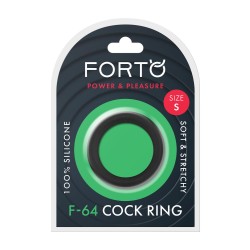 FORTO F-64 Ring Wide Ø 40 mm Small Schwarz