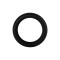 FORTO F-64 Ring Wide Ø 40 mm Small Schwarz
