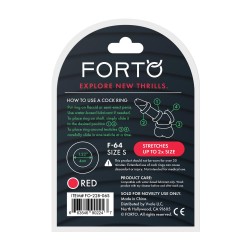 FORTO F-64 Ring Wide Ø 40 mm Small Rot