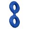 FORTO F-81 Cock & Ball Double Ring aus Silikon Ø 1,8 cm Small Blau