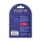 FORTO F-59 Tri Cock & Ball Ring aus Silikon Schwarz