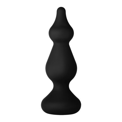 FORTO F-30 Pointer Anal-Plug aus Silikon Small Schwarz