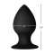 FORTO F-98R Rattler Cone Anal-Plug aus Silikon Large Schwarz