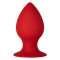 FORTO F-98 Cone Anal-Plug aus Silikon Medium Rot