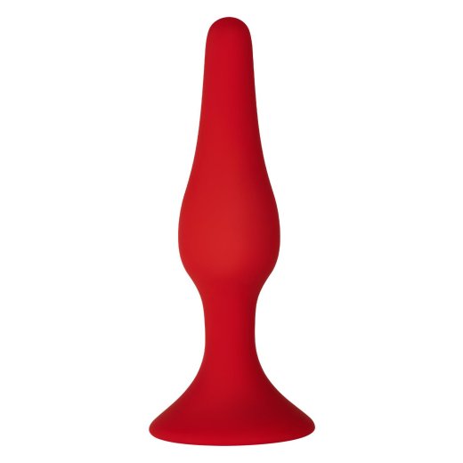 FORTO F-11 Lungo Anal-Plug aus Silikon Large Rot