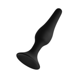 FORTO F-11 Lungo Anal-Plug aus Silikon Large Schwarz