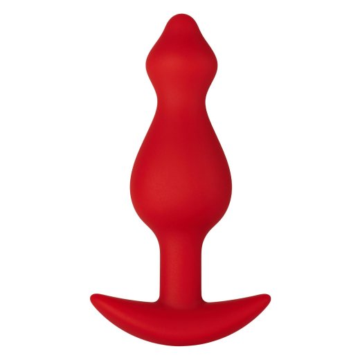FORTO F-78 Pointee Anal-Plug aus Silikon Small Rot