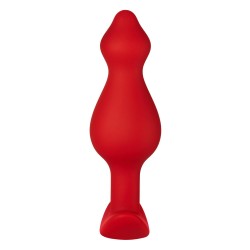 FORTO F-78 Pointee Anal-Plug aus Silikon Small Rot