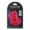 FORTO F-78 Pointee Anal-Plug aus Silikon Small Rot