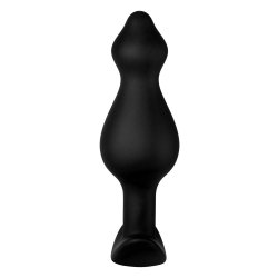 FORTO F-78 Pointee Anal-Plug aus Silikon Small Schwarz