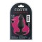 FORTO F-78 Pointee Anal-Plug aus Silikon Small Schwarz
