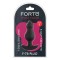 FORTO F-78 Pointee Anal-Plug aus Silikon Small Schwarz