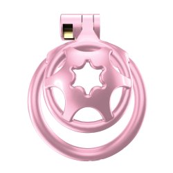 COCKLOCK Sissy Star Keuschheitskäfig 3 x 3.4 cm Rosa