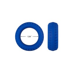 FORTO F-12 Penisring aus Silikon Ø 34 mm Blau