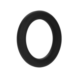 FORTO F-61 Penisring 3er-Set aus Silikon Schwarz